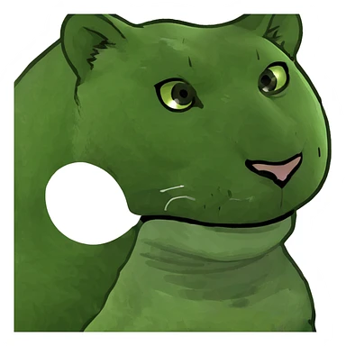 A Florida panther beating up Canadian sticker