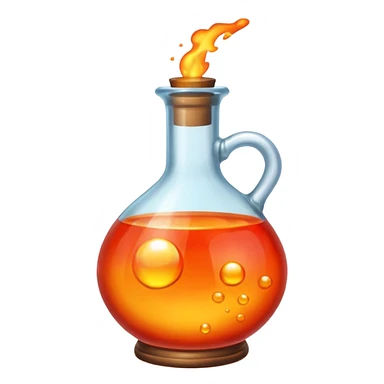 magic potion fire sticker