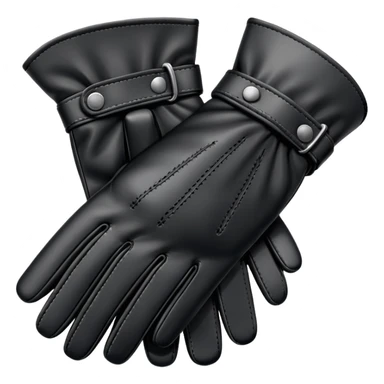 Leather gloves sticker