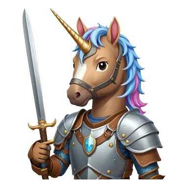 a unicorn hunter sticker