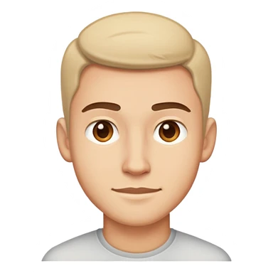 Guy side smirking  sticker