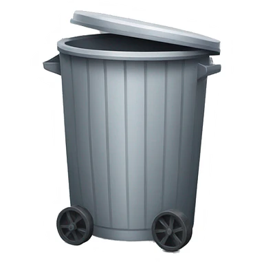 rubbish bin sticker