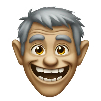 Troll face emoji  sticker