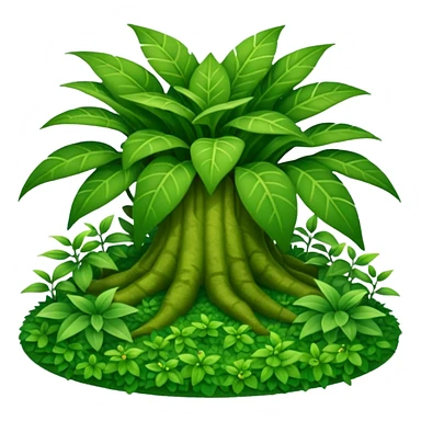 carpet of plants sticker