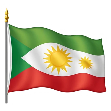 Kurdistan flag sticker