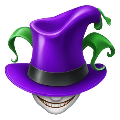 joker's hat sticker