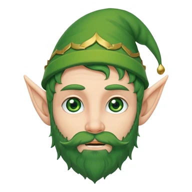 bearded elf sticker