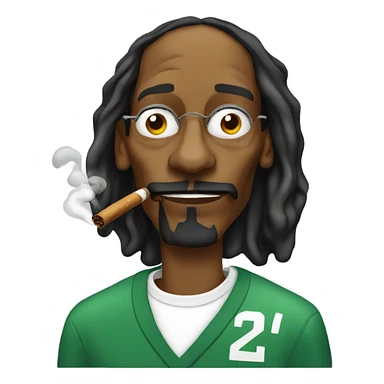 Snoop dogg smoking sticker