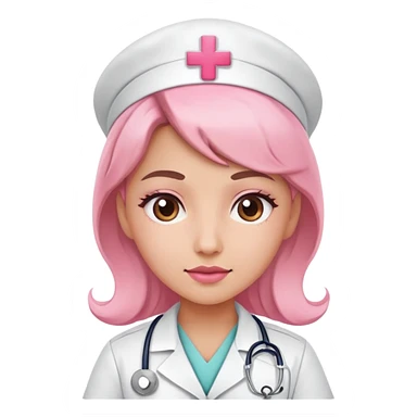 nurse pink  sticker