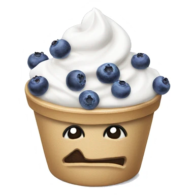 Skyr with blueberries  sticker