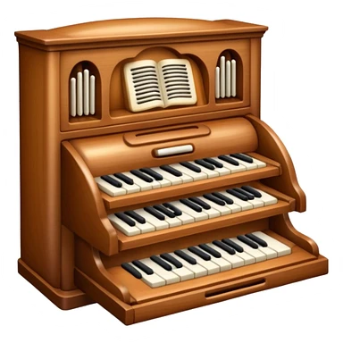 Emoji instrumento Órgão sticker