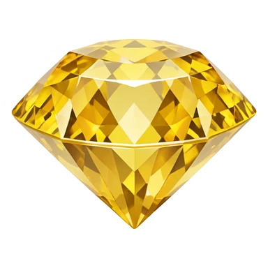 make a soft yellow diamond shape icon emoji sticker