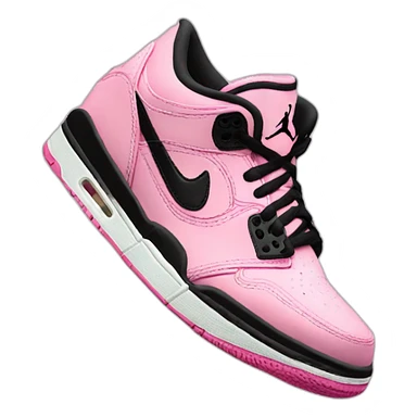 Air jordan low pink sticker
