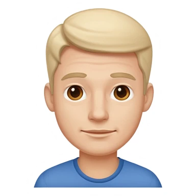 caricature male sticker