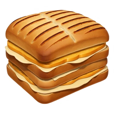 brown panini bread sticker