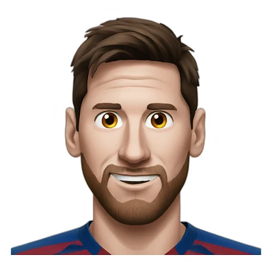 Messi Face sticker