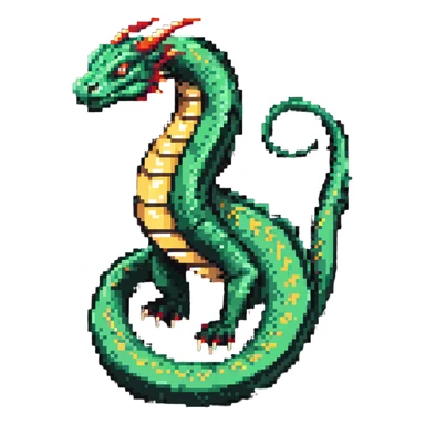 basilisk serpent with deadly stare sticker