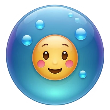 прозрачный пузырь пнг  sticker