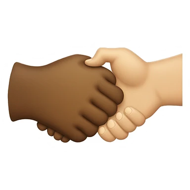 bear handshake sticker