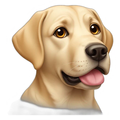 A Labrador dog sticker