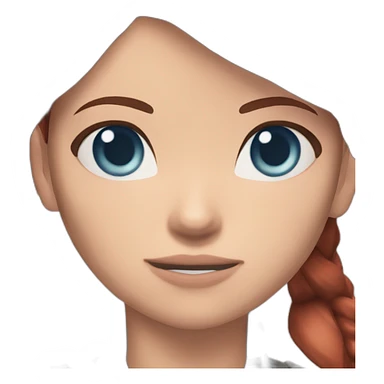 Claire Redfield blue eyes sticker