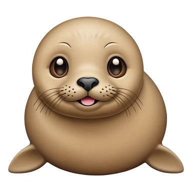 Cute but weird seal sticker