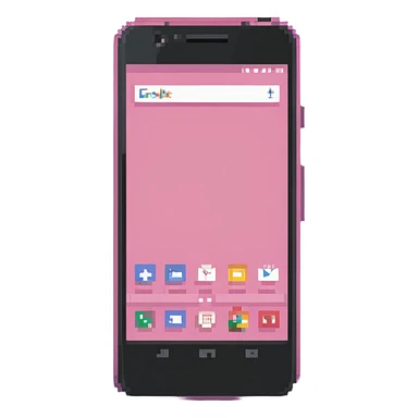 pink gothic smartphone sticker