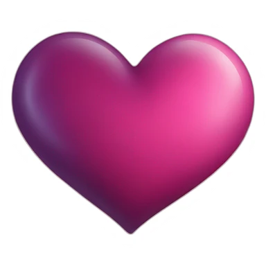 Heart love sticker