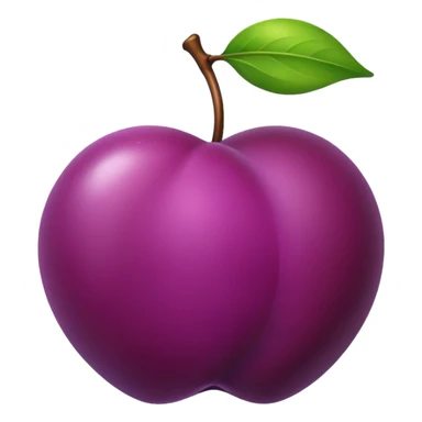 purple fruit sticker