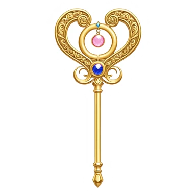 Sailor moon moon stick sticker