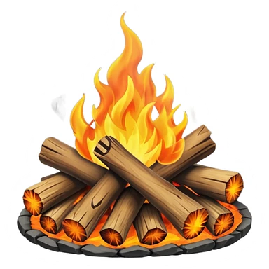 Campfire sticker