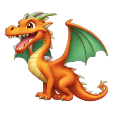 Dragon happy sticker