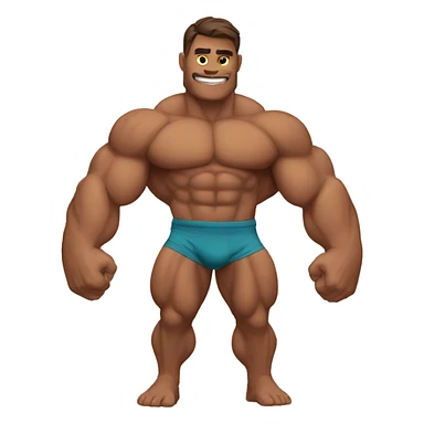 peepo strong-muscle sticker