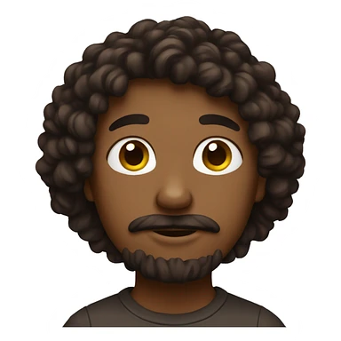 dark brown doodle sticker