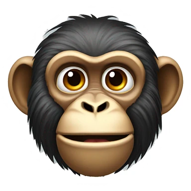 Mocing monkey sticker