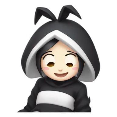 kuromi laughingn sticker