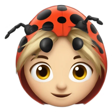 2 ladybug sticker