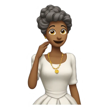 Dame qui dab sticker