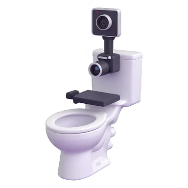 toilet with camera on head, skibidi toilet cameraman sticker