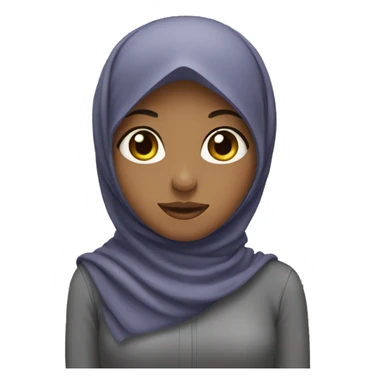 Girl with hijab sticker