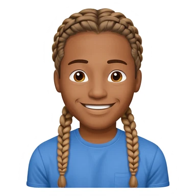 braids ios emoji male sticker