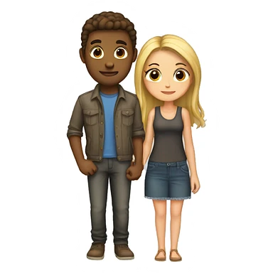 Boyfriend and girlfriend sticker