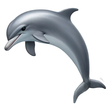 Dolphin jumping out of the ocean sticker