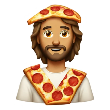 Jesus pizza sticker