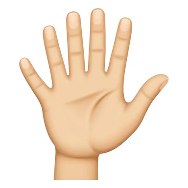 L hand emoji sticker