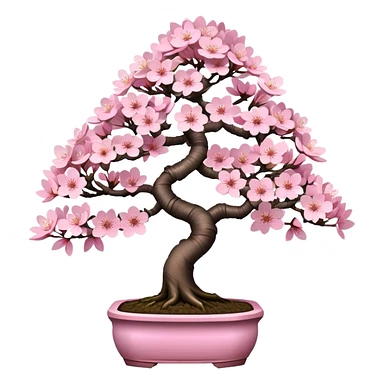 Sakura cherry blossom Bonsai tree  sticker