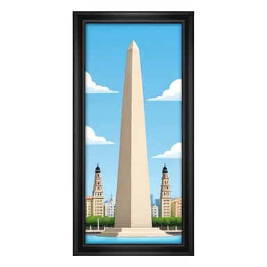 buenos aires obelisc sticker