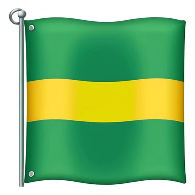 sin caras, una bandera nomal verde sticker