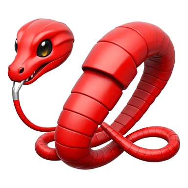 Original cobra black attack mod  and red colour  emoji sticker