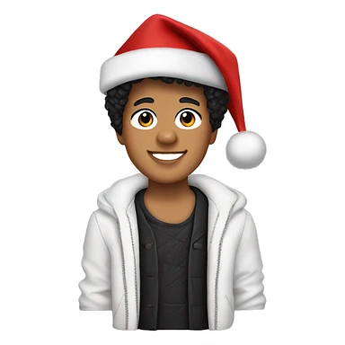 bruno mars as santa sticker